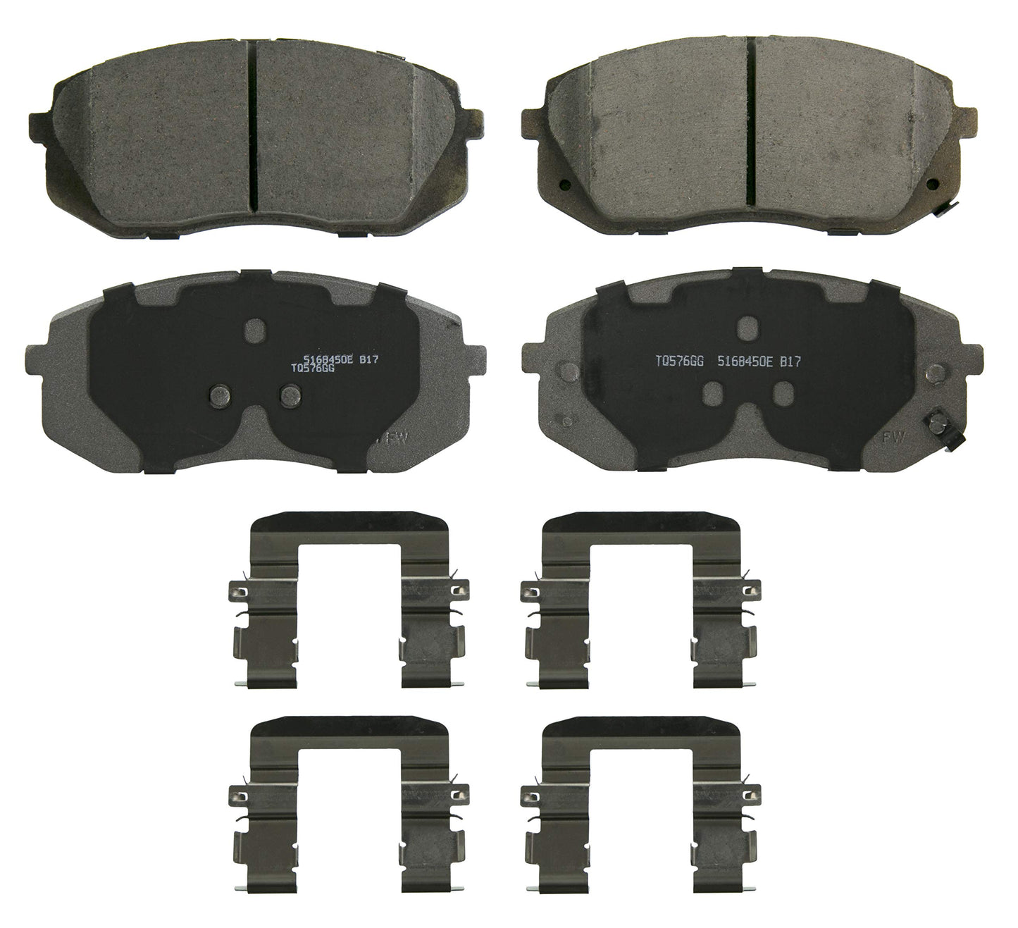 Wagner Brake ThermoQuiet QC1826 Ceramic Disc Brake Pad Set