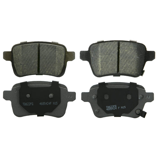 Wagner Brake ThermoQuiet QC1722 Ceramic Disc Brake Pad Set