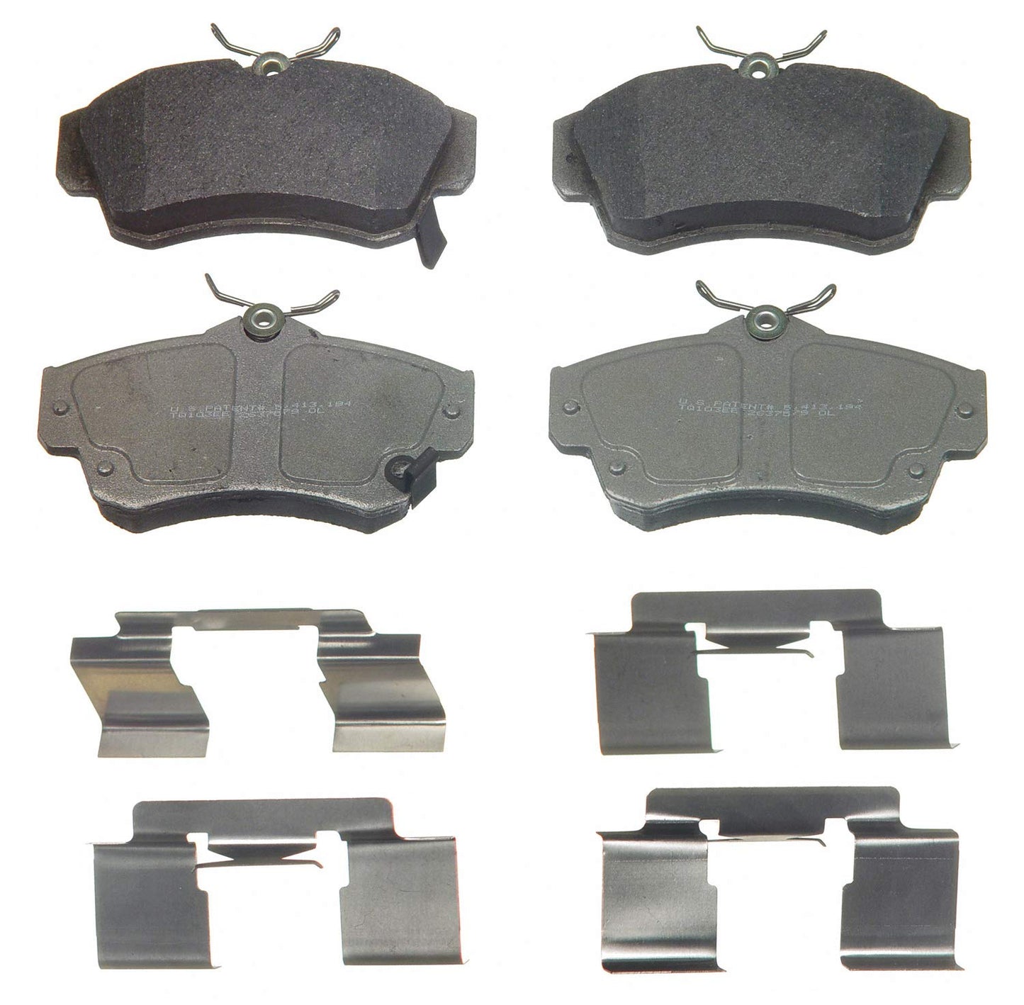 Wagner ThermoQuiet MX841 Semi-Metallic Disc Brake Pad Set