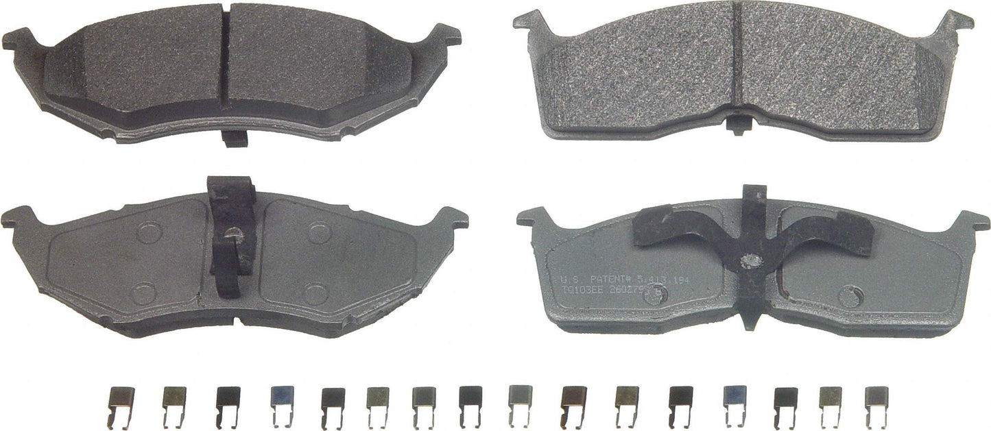 Wagner ThermoQuiet QC730B Ceramic Disc Brake Pad Set