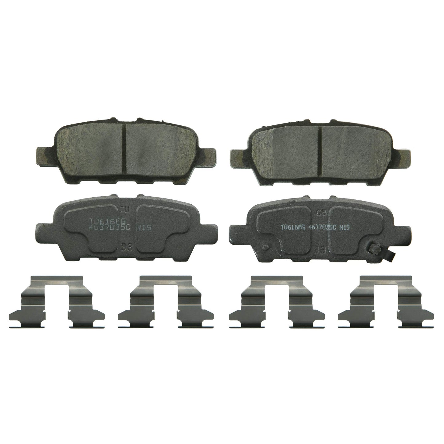 Wagner Brake ThermoQuiet QC1393A Ceramic Disc Brake Pad Set