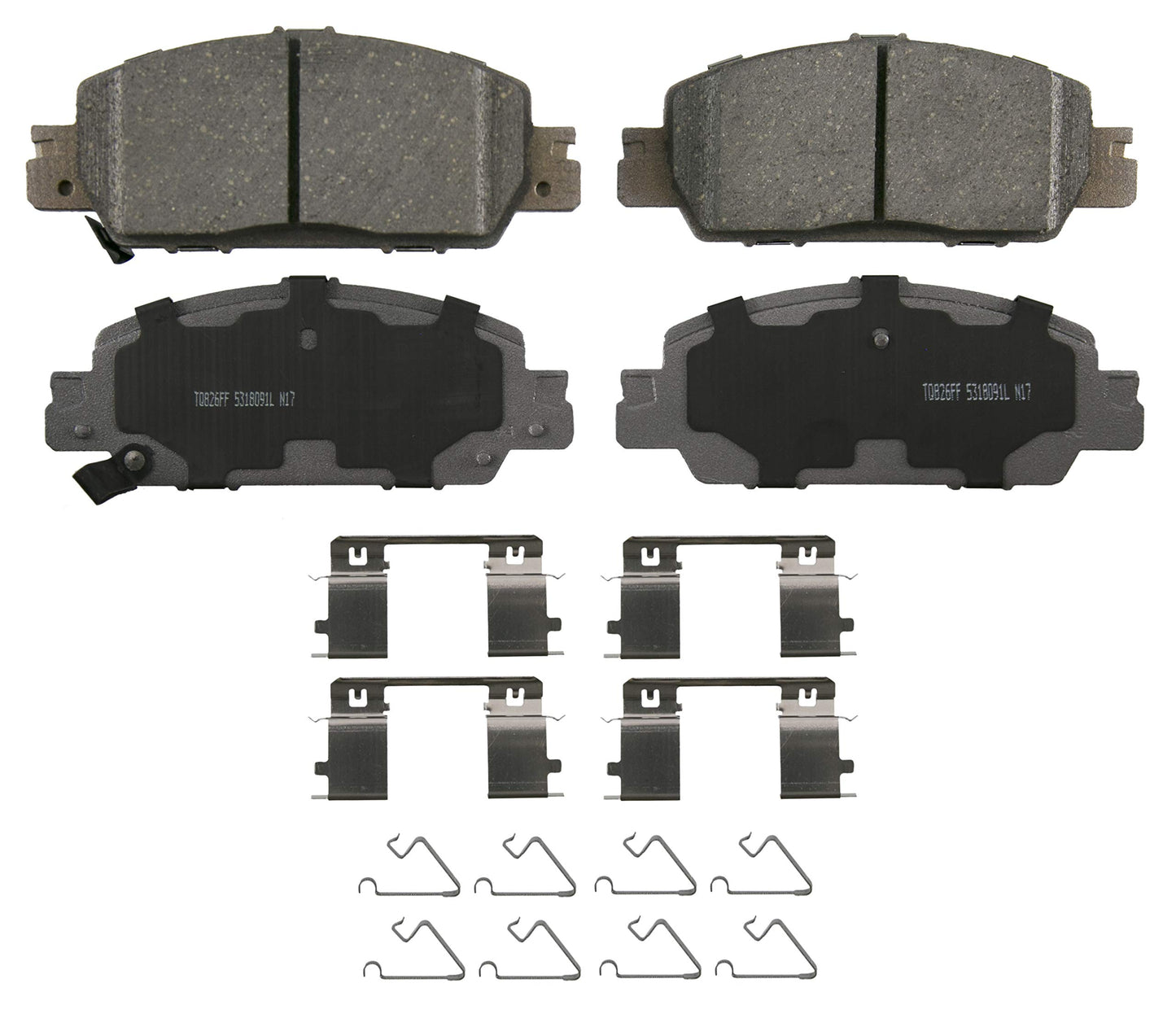 Wagner Brake ThermoQuiet QC1860 Ceramic Disc Brake Pad Set