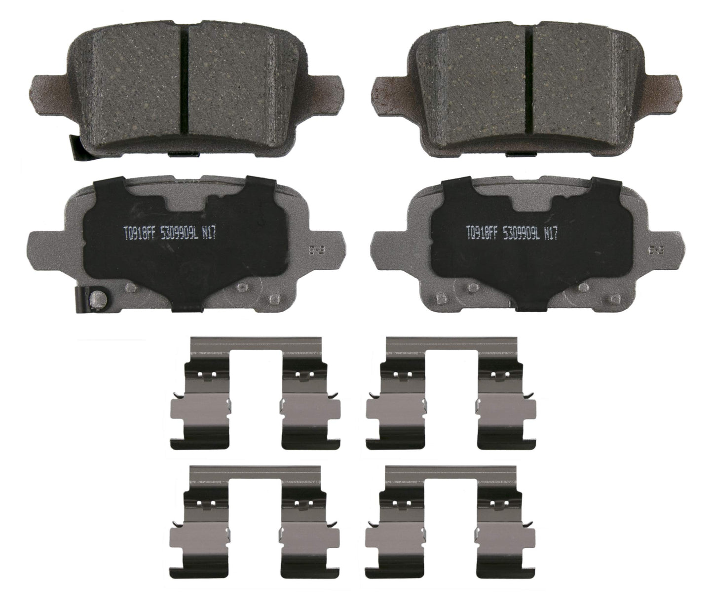 Wagner Brake ThermoQuiet QC1915 Ceramic Disc Brake Pad Set