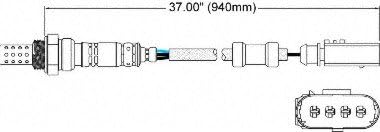 Walker Products 250-24432 4-Wire Oxygen Sensor