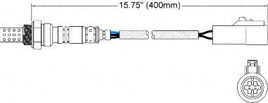 Walker Products 250-24001 4-Wire Oxygen Sensor