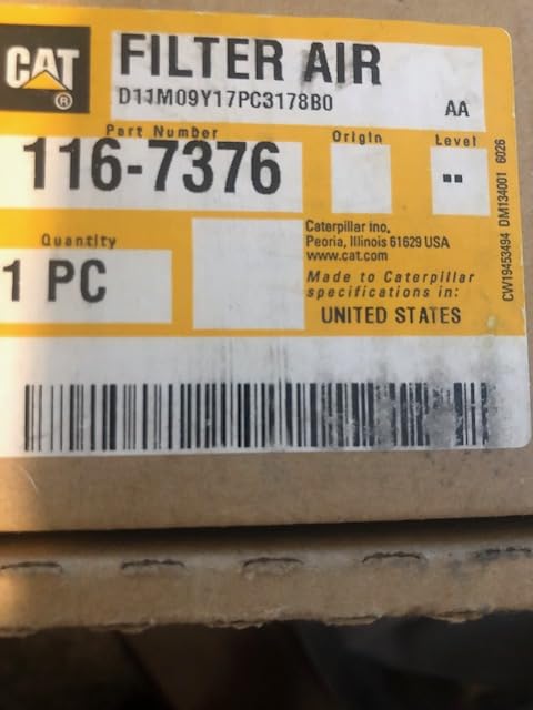 Caterpillar AIR FILTER 116-7376